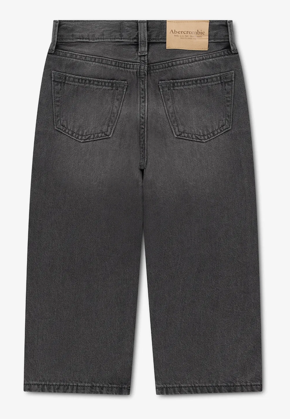 Свободные джинсы - джинсы прямого кроя Abercrombie & Fitch, Grey — фото 2
