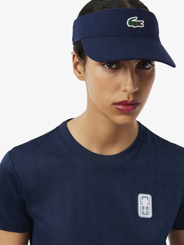 Футболка теннисная LACOSTE Heritage, Navy — фото 2