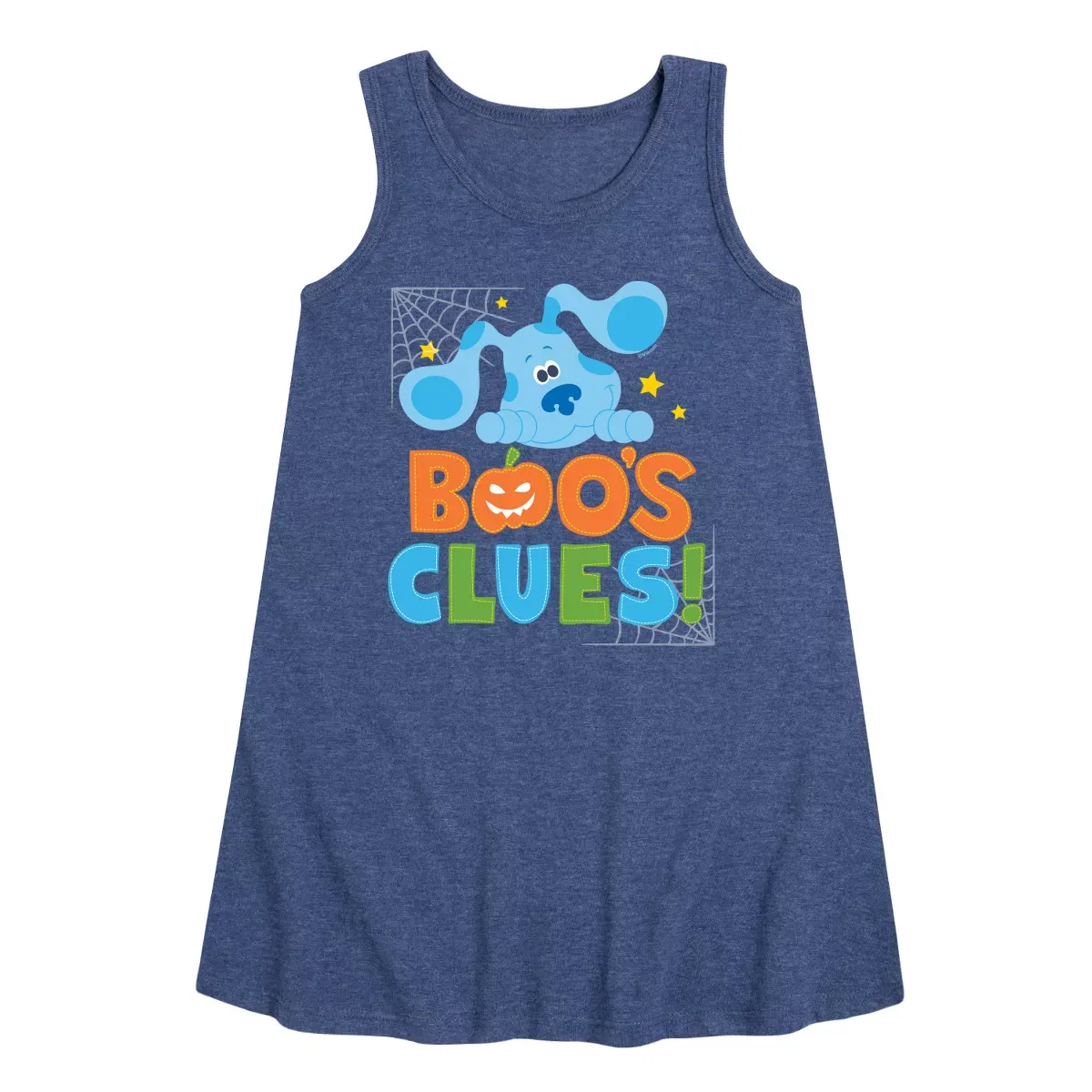Детское платье-трапеция без рукавов Boo's Clues Blue's Clues & You!, Heather Navy