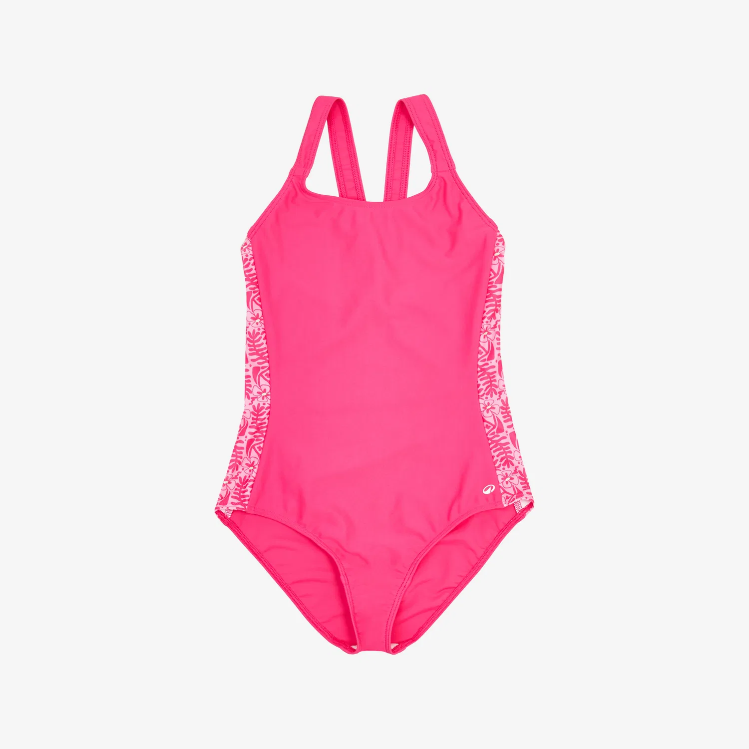 Детский купальник с V-образной спинкой Viki Decathlon, Magentapink / Begonienrosa — фото 4