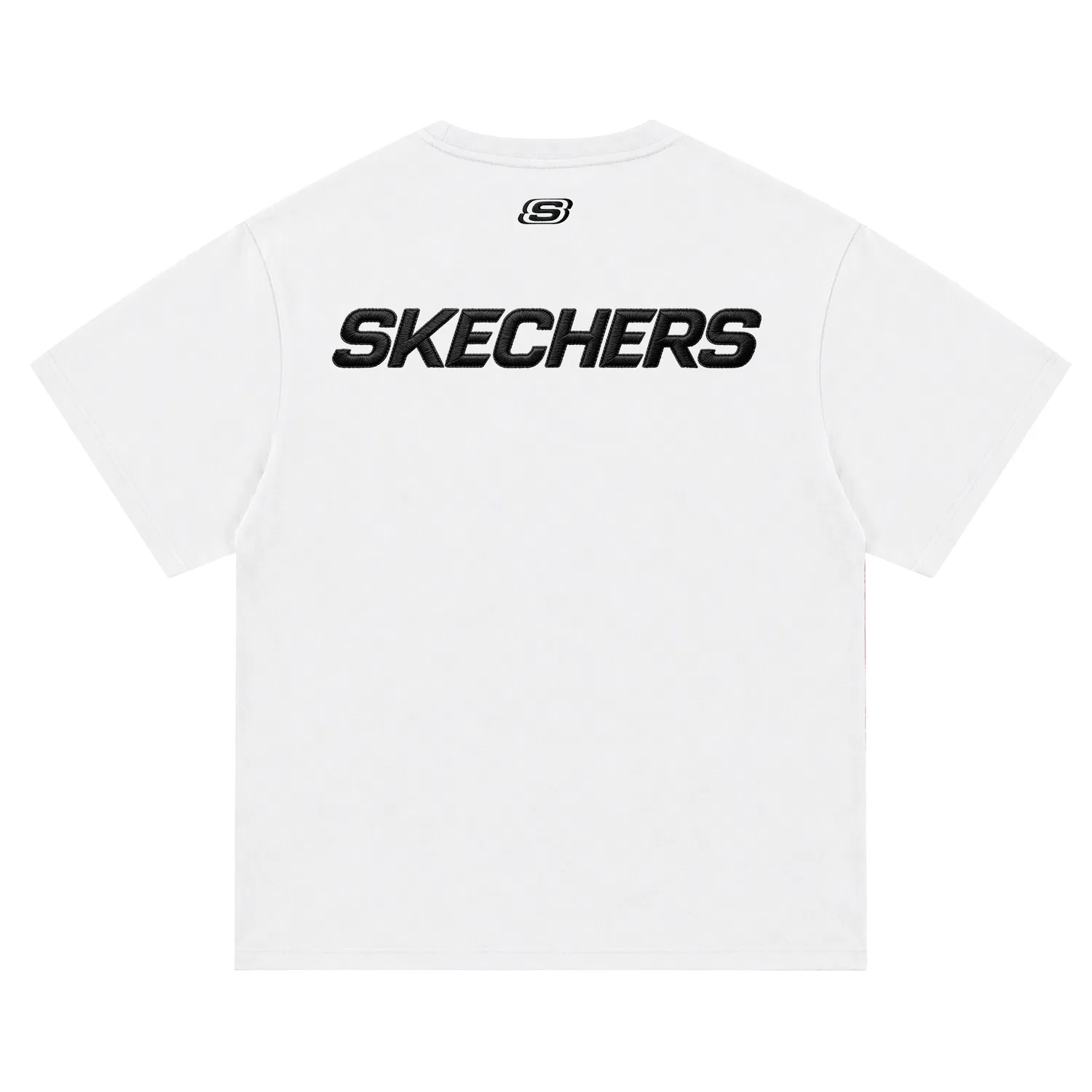 Детская футболка с круглым вырезом, свободного кроя, с вышивкой, Unisex Crew Neck, Skechers