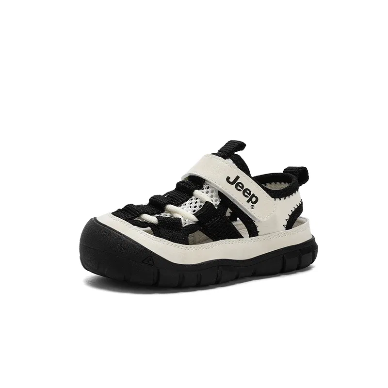 Детские сандалии с закрытым носком Jeep Explorer 2.0 Low top Sandal Kids', Цвет: прозрачно-голубой / розовый шиповник — фото 4