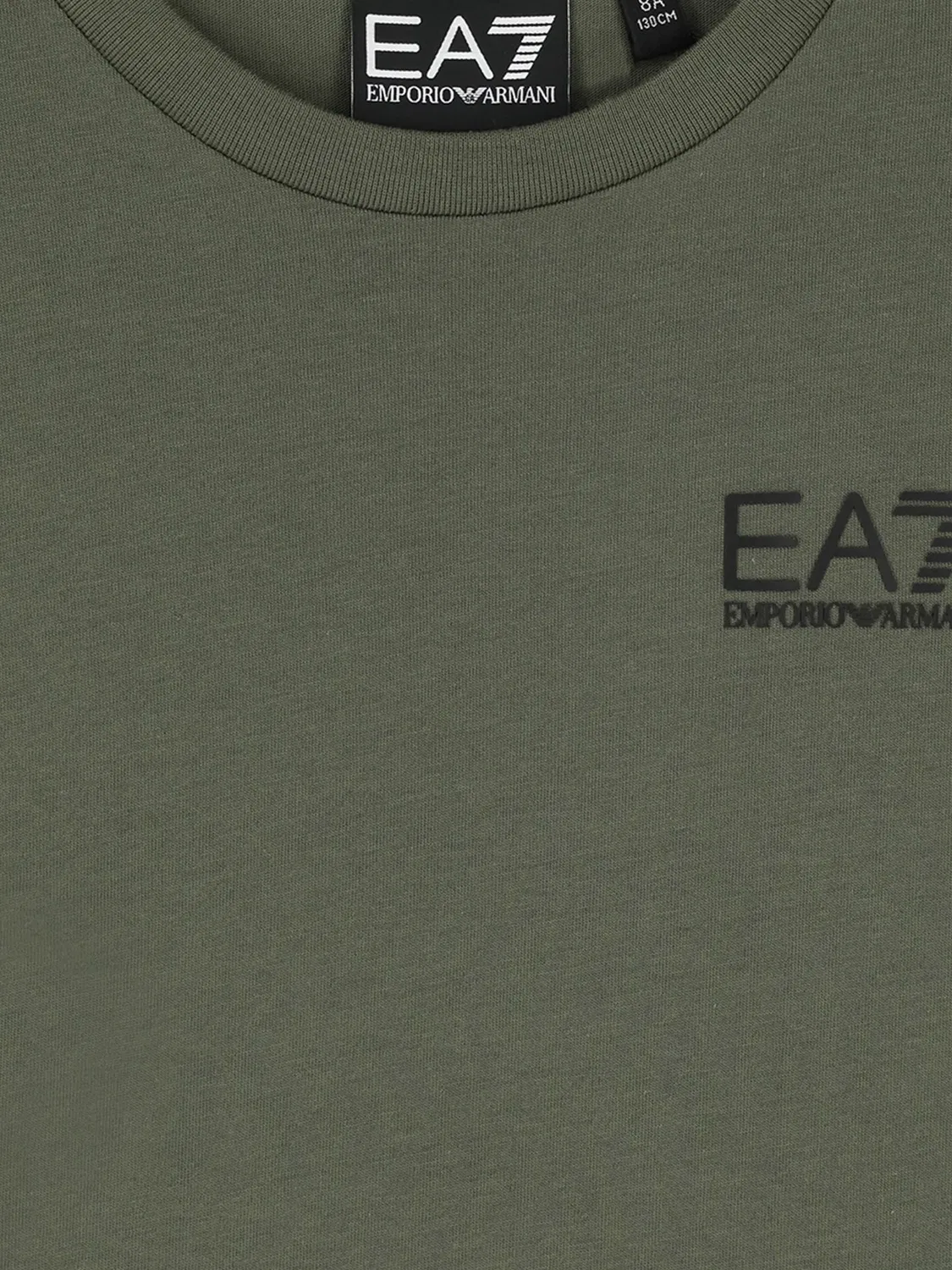 Футболка с логотипом Ea7 Emporio Armani, зеленый — фото 3