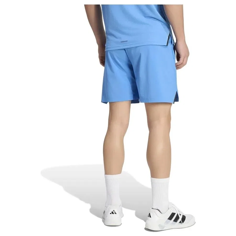 Шорты спортивные с принтом D4T Short adidas, Синий — фото 3