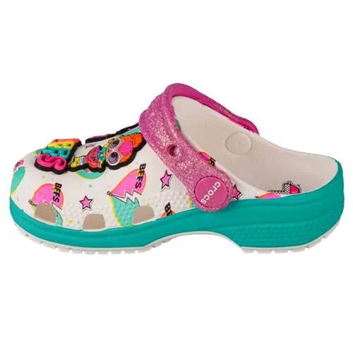 Детские клоги Crocs Lol Surprise Bff Classic Clog, Weiss — фото 2