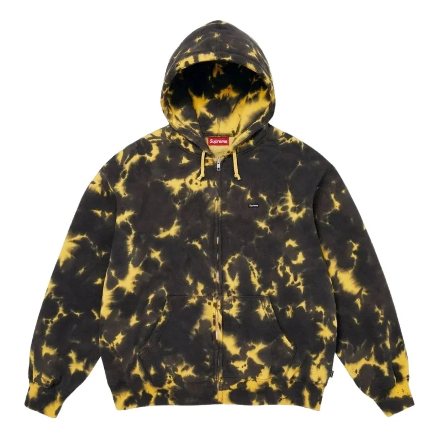 Мужское худи FW26 Small Box Zip Up Hooded Sweatshirt 'Tie Dye' Supreme, Tie Dye