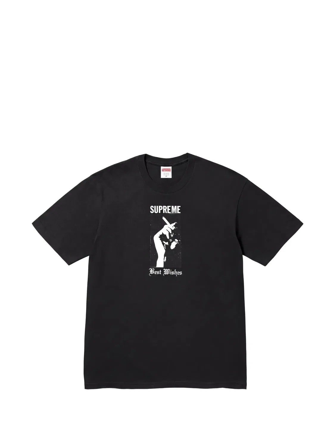 Футболка Wish с графичным принтом Supreme, черный
