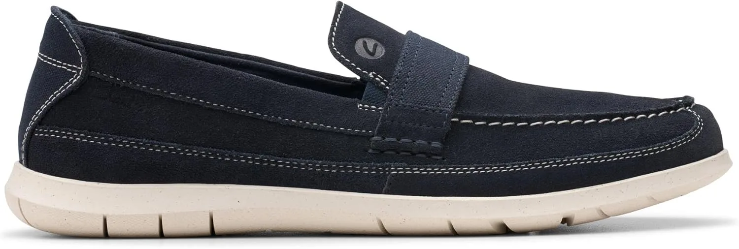 Лоферы Clarks Flexway Band, темно-синий — фото 2