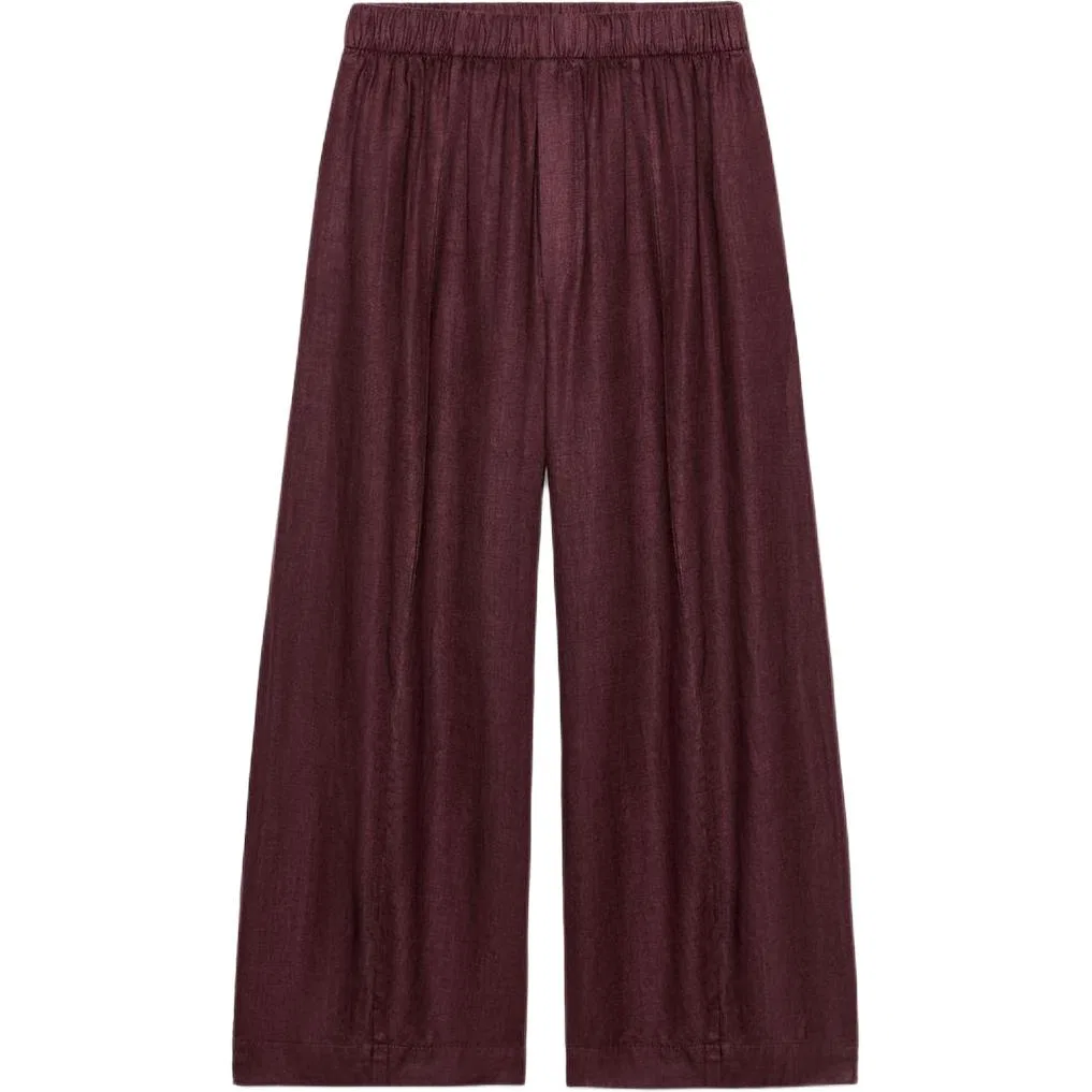Женские повседневные брюки с зауженным кроем Burgundy ZARA, Burgundy