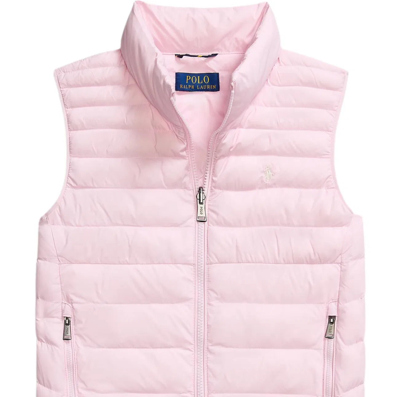 Детский жилет с воротником-стойкой Moderate, Polo Ralph Lauren, Pink — фото 3