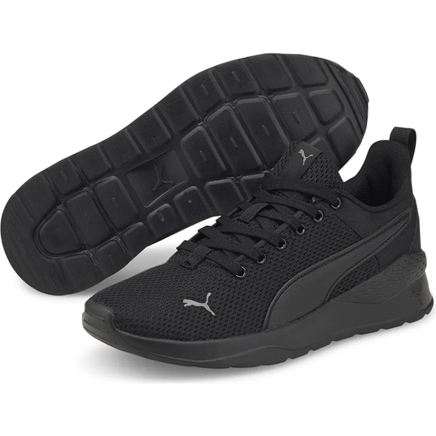Кроссовки детские с сетчатым верхом Anzarun Lite Jr Puma, Черный — фото 2
