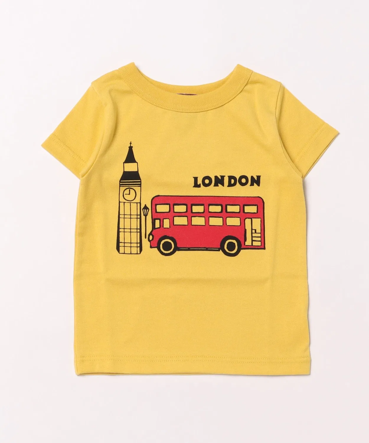 Детская футболка с принтом London Bus P.FIELD, Yellow