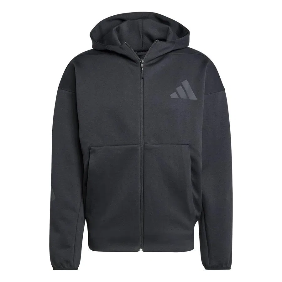 Мужской свитшот с капюшоном и длинным рукавом adidas Z.N.E. FZ, Черный