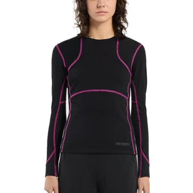 Футболка с длинным рукавом Arc'teryx SYSTEM_A FW22, Black/Strong Purple/Black/Ultra Violet — фото 3
