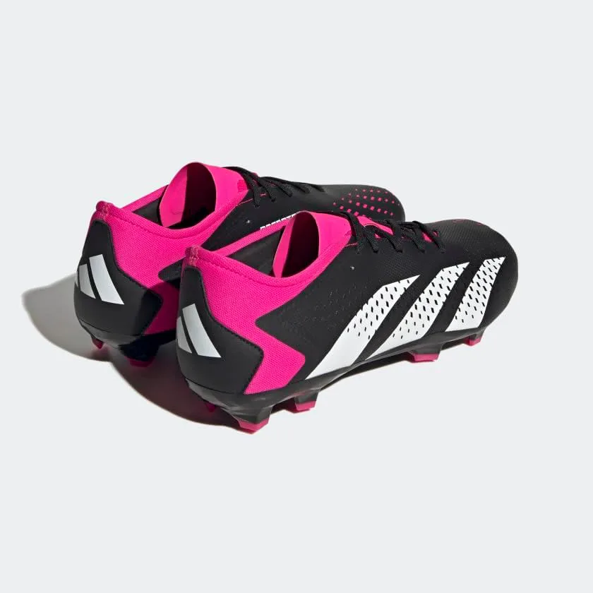 Футбольные бутсы Adidas Predator Accuracy.3 Low для твердого поля, черный/белый/розовый — фото 4