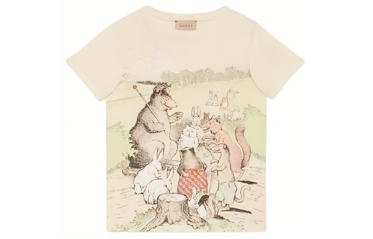 

Детская футболка Gucci, бежевый