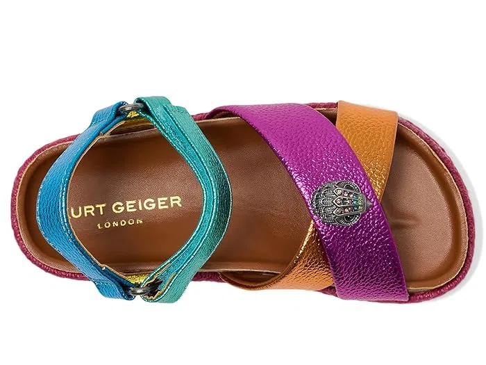Сандалии с джинсовым ремешком Mini Kensington Kurt Geiger London Kids, Rainbow — фото 3