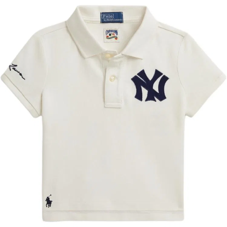 Поло детское Classic Version Yankees Polo Ralph Lauren белое