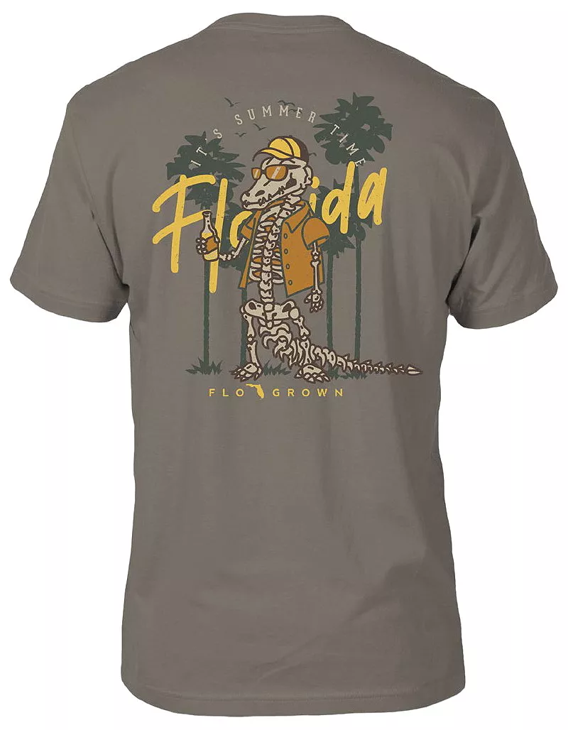 

FloGrown Мужская расслабляющая футболка с короткими рукавами, цвет Warm Gray