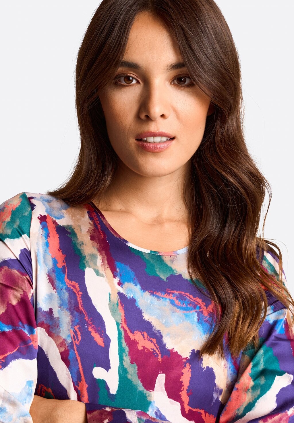 

Дневное платье MIT ABSTRAKTEM PRINT Rich & Royal, красный