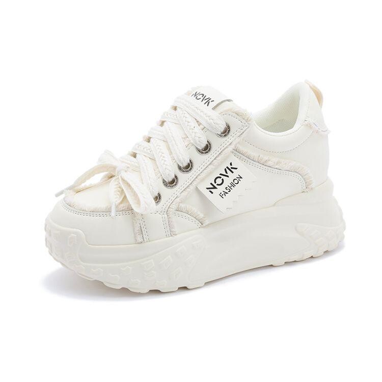 

Кроссовки NRDROFFICIAL Chunky Sneakers Women's Low-top, белый/серебряный