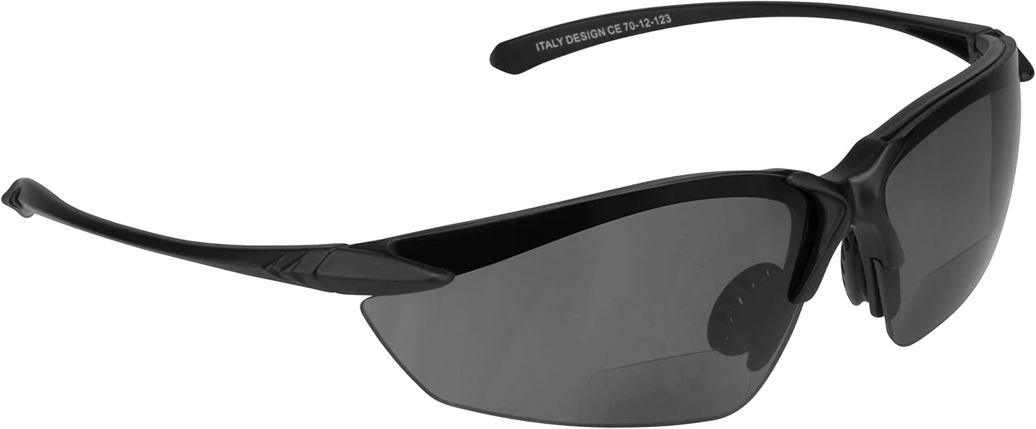 

Спортивные бифокальные солнцезащитные очки-читатели proSPORT с обтекаемой оправой, легкие, для мужчин и женщин, для активного отдыха, из материала TR90, диоптрий от +150 до +300, Jet Black