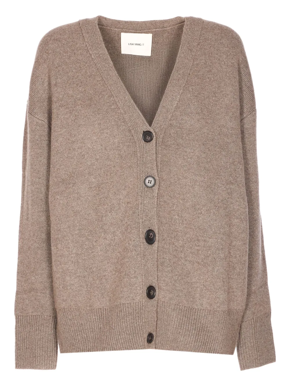 

Кардиган Amery с V-образным вырезом и пуговицами Lisa Yang, нейтральный