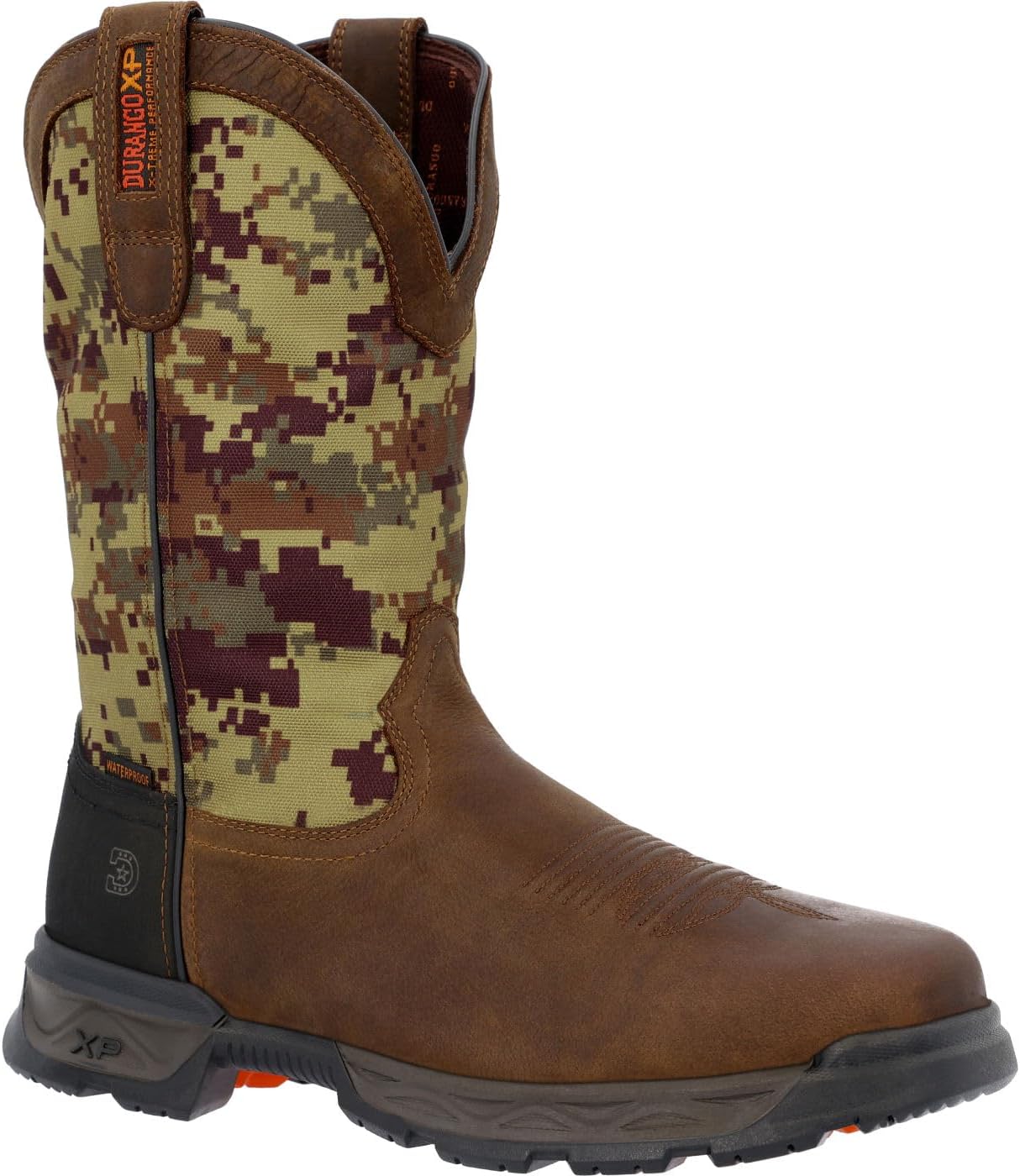 

Мужские ботинки Durango Ranger Xp с водонепроницаемым стальным носком в западном стиле, Camo