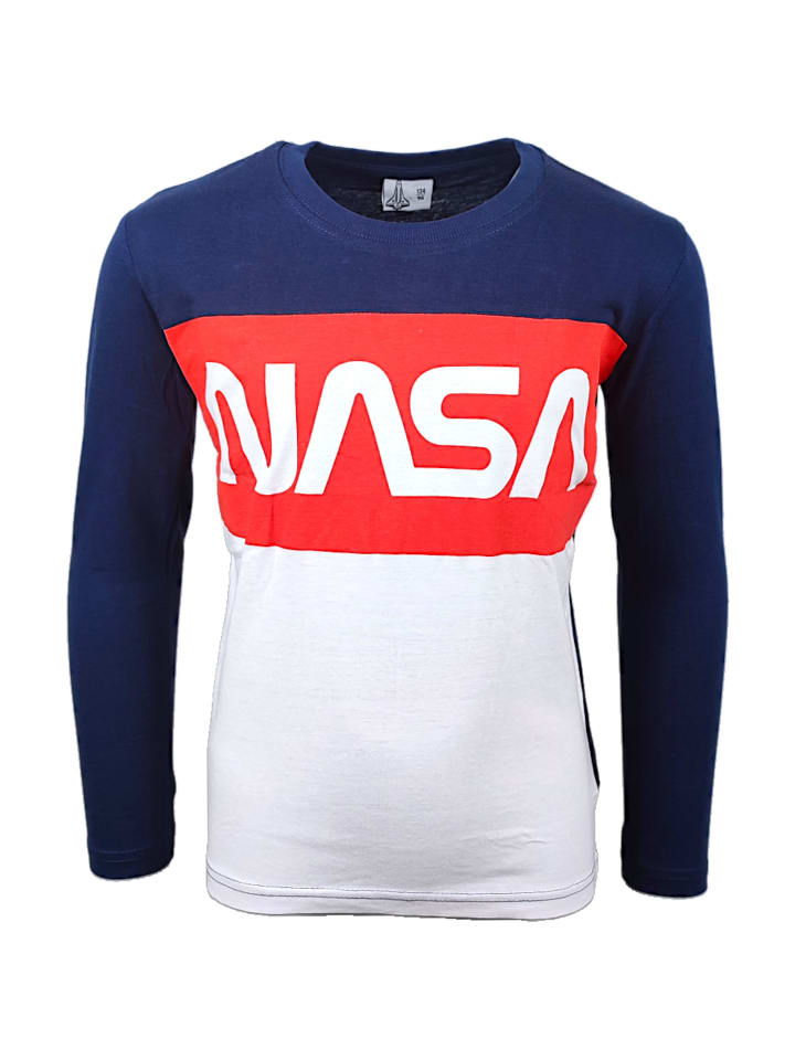 

Рубашка с длинным рукавом Nasa, темно-синий