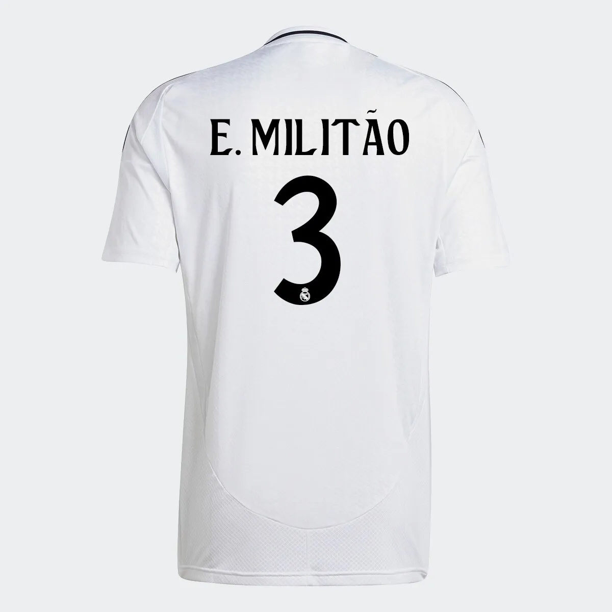 

Мужская 1-я форма Реал Мадрид CF 2024-2025 E. Militão 3 Adidas футболка, белый