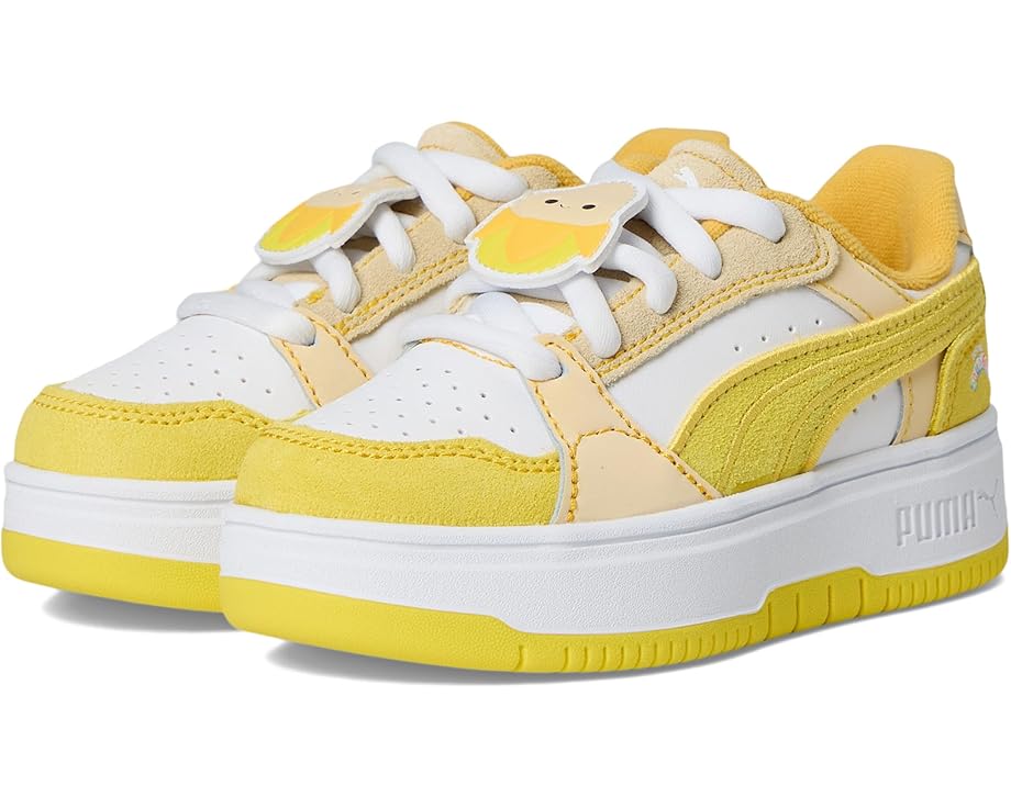 

Кроссовки PUMA Kids Rebound Femme Squishmallows Shoes, цвет Speed Yellow/Chamomile/White