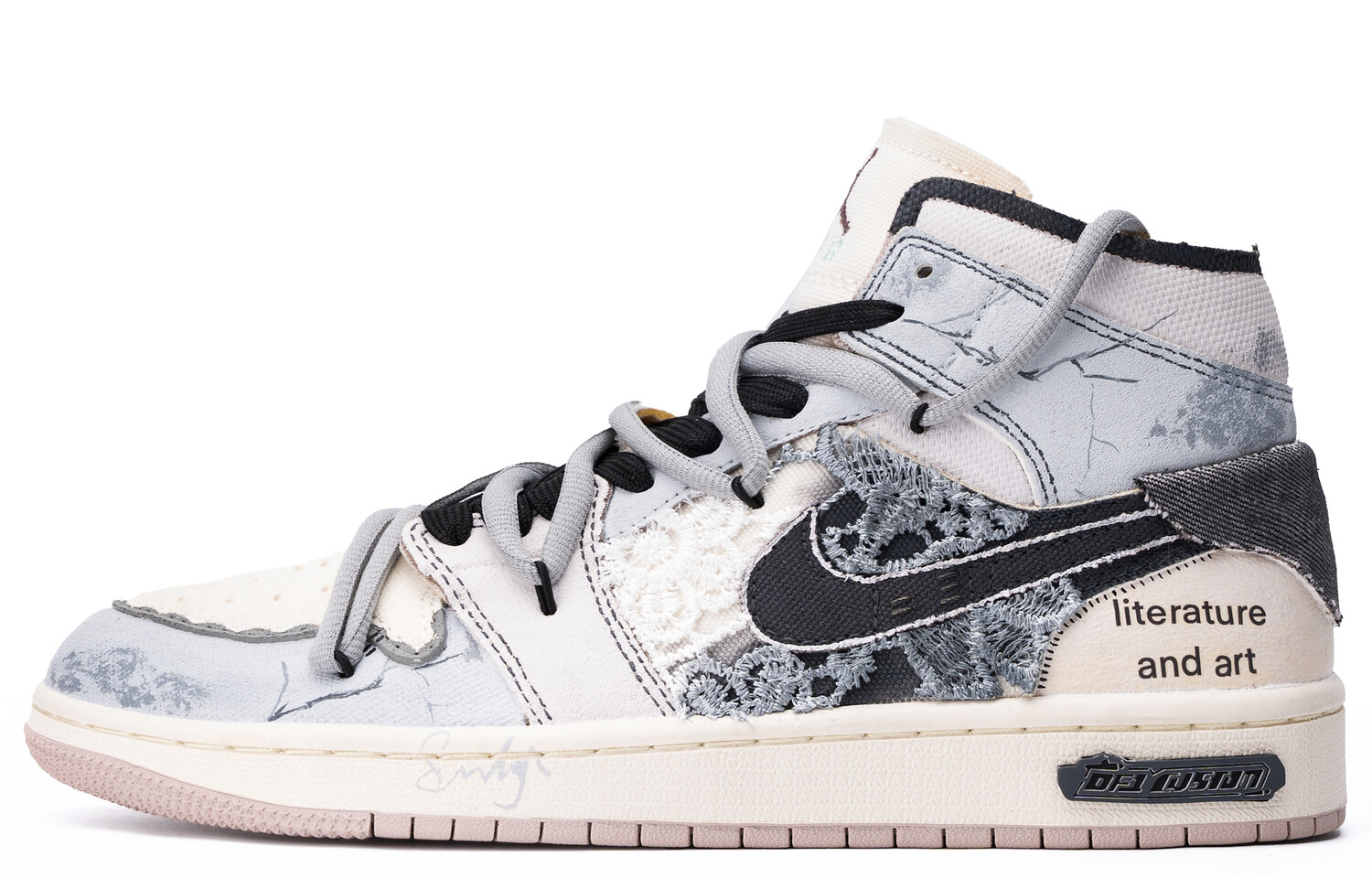 

Jordan Air Jordan 1 винтажные баскетбольные кроссовки мужские, Light Gray, Серый, Jordan Air Jordan 1 винтажные баскетбольные кроссовки мужские, Light Gray