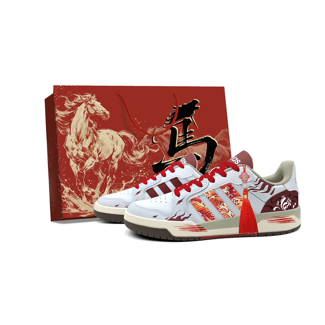 

Adidas Neo Кроссовки для скейтбординга Entrap Low top Unisex Beige Red