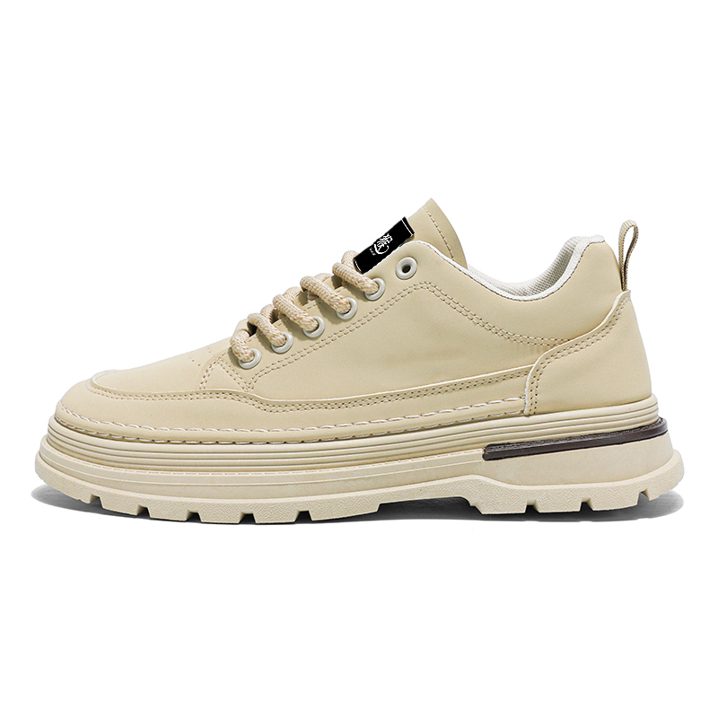 

Jinho Мужские низкие кеды бежевые, цвет Beige