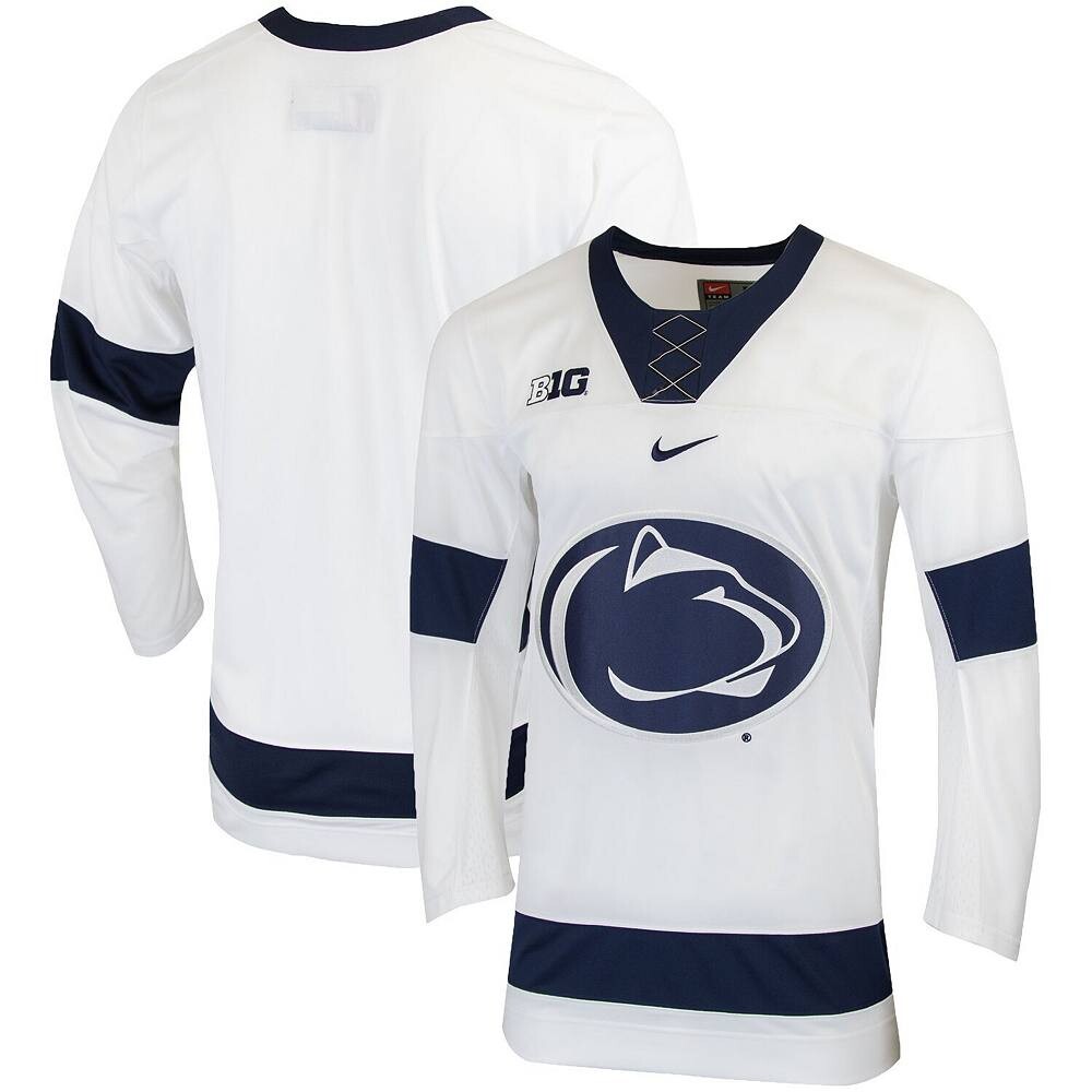 

Мужская белая хоккейная майка для колледжа Nike Penn State Nittany Lions Replica, цвет Pst White