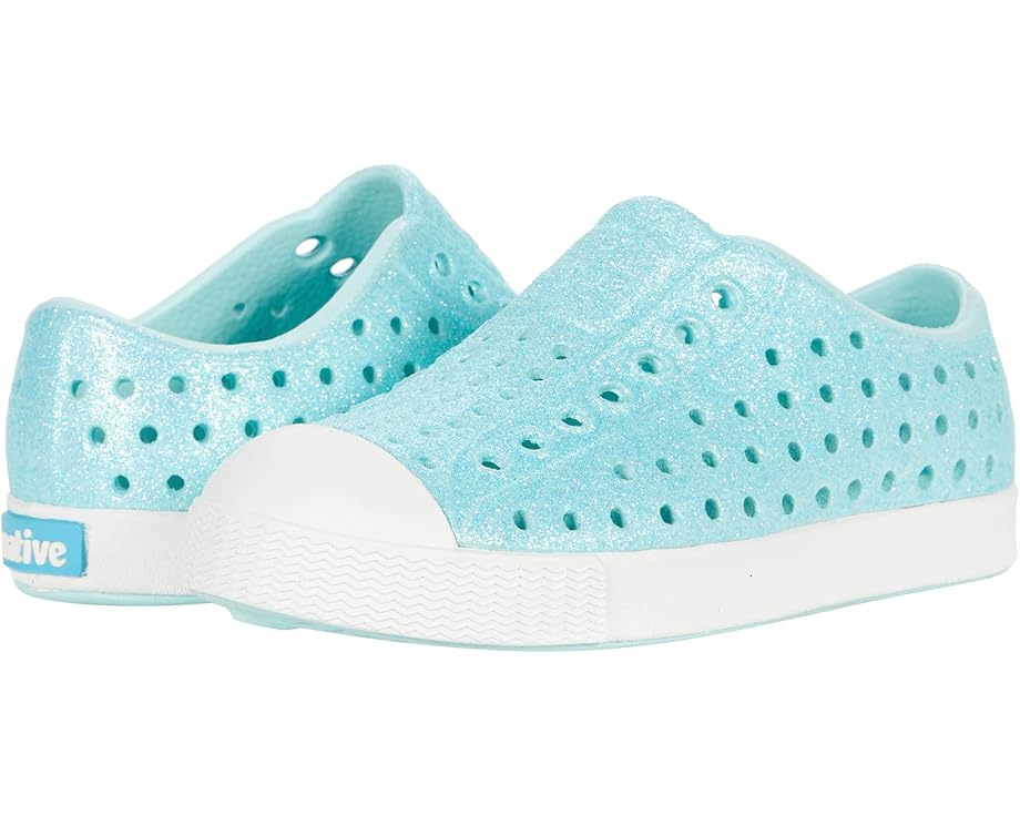 

Детские кроссовки Native Shoes Jefferson Bling (для малышей) Native Shoes Kids, Piedmont Bling/Shell White
