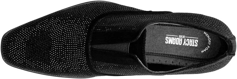 Мужские лоферы Stacy Adams Starleigh Diamante, Black — фото 2