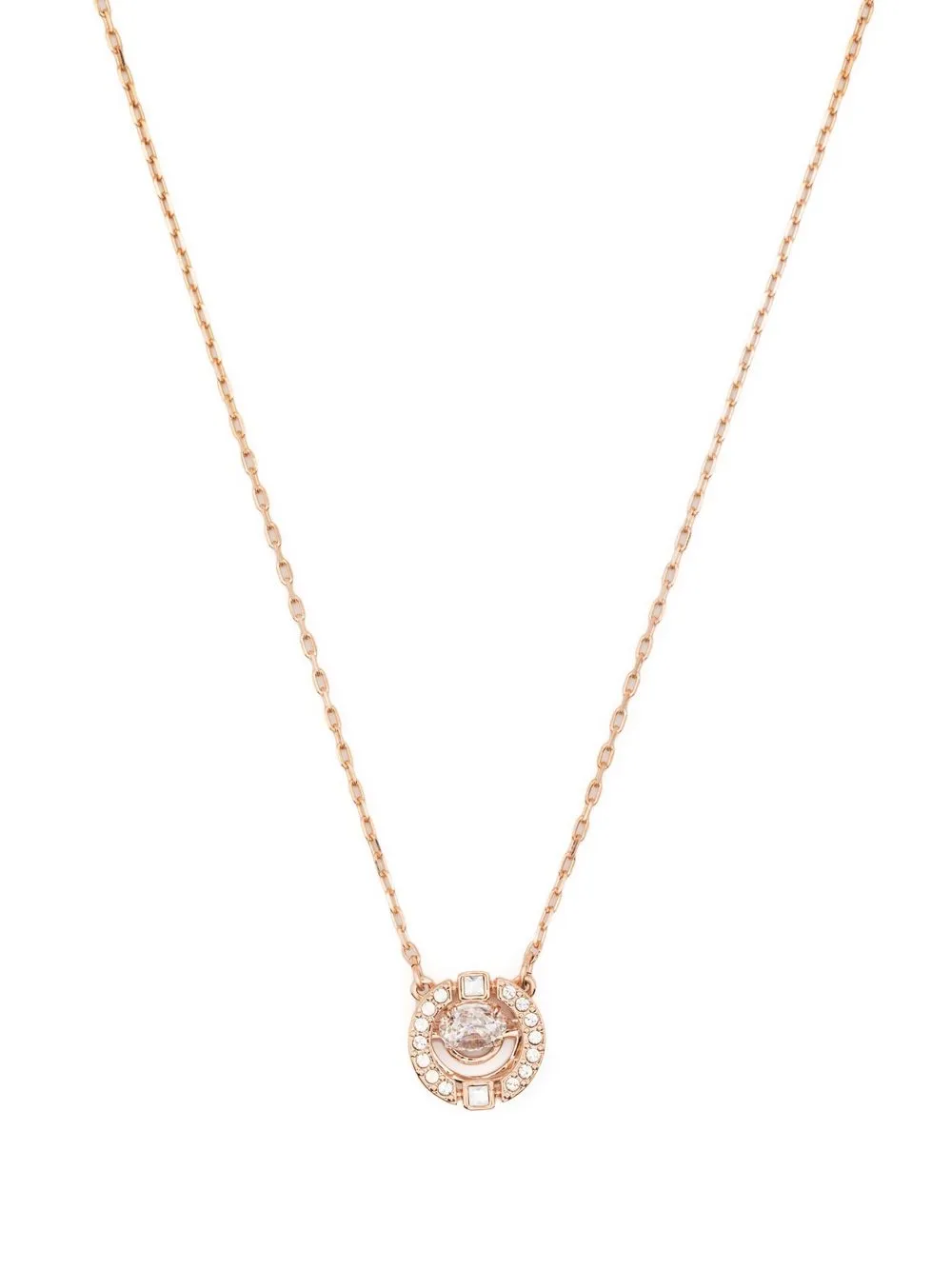 

Колье с кристаллами Swarovski, золотой