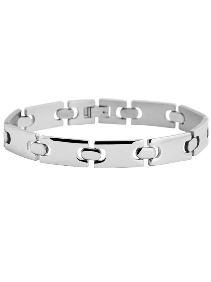 

Adeliás Мужской браслет из нержавеющей стали, 22 см, серебристый