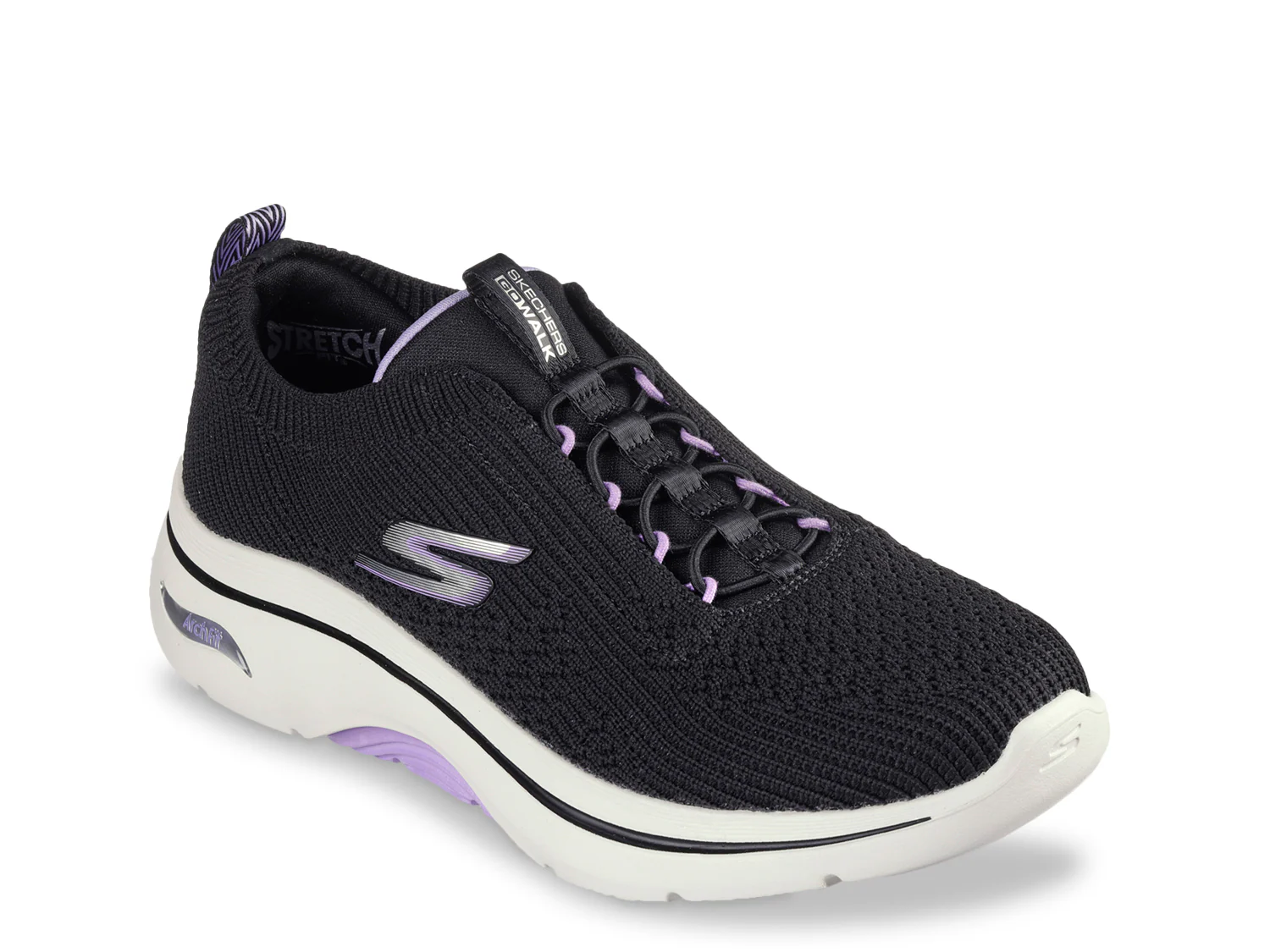 Кроссовки Go Walk Arch Fit 2.0 Sofia Slip-On Sneaker Skechers, черный/фиолетовый