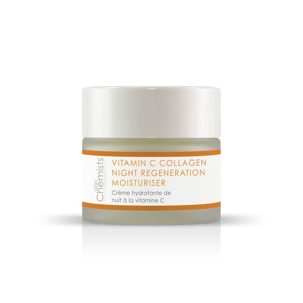 

Увлажняющий крем для ухода за лицом Skinchemists advanced vitamin c collagen night regeneration hidratante Skin chemists, 50 мл