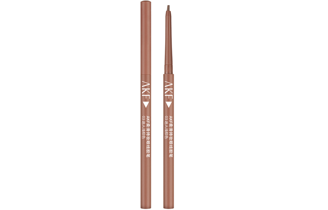Карандаш AKF Soft Lasting Eyeliner Pencil водостойкий, 04 Rose Burgundy — фото 4