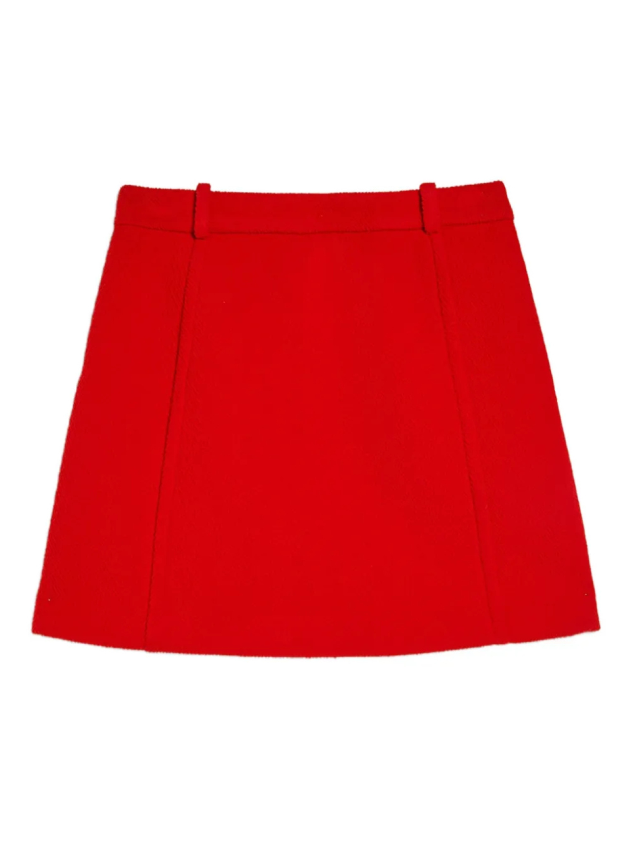 

Jil Sander шерстяная юбка мини, красный