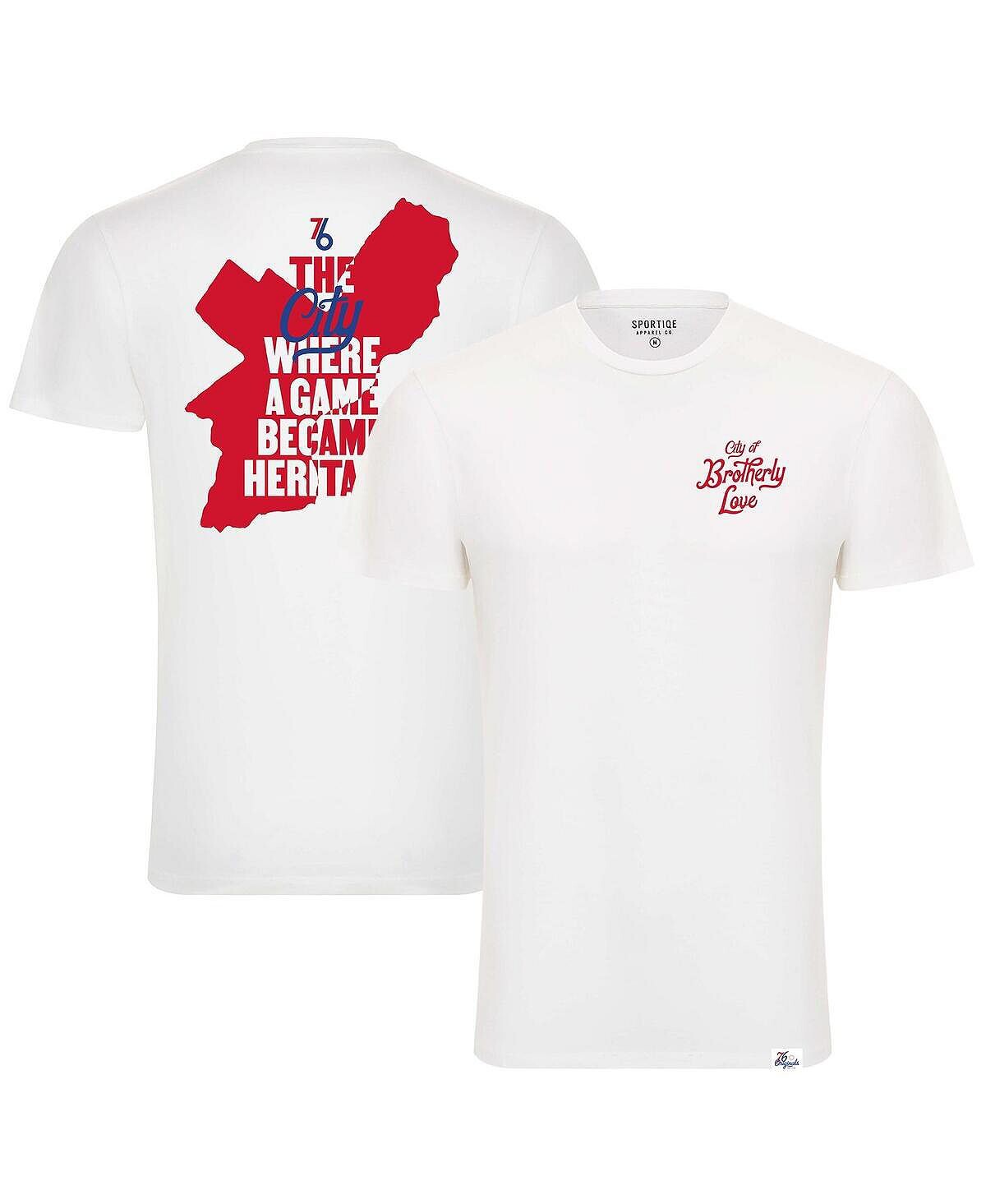 

Мужская и женская белая футболка Philadelphia 76ers 2022/23 City Edition '76 Originals' Bingham Elevated Tri-Blend Sportiqe, Белый, Мужская и женская белая футболка Philadelphia 76ers 2022/23 City Edition '76 Originals' Bingham Elevated Tri-Blend Sportiqe
