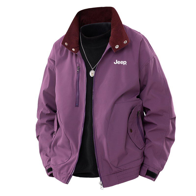 

Куртка Unisex Stand Collar Moderate Jeep, grape фиолетовый