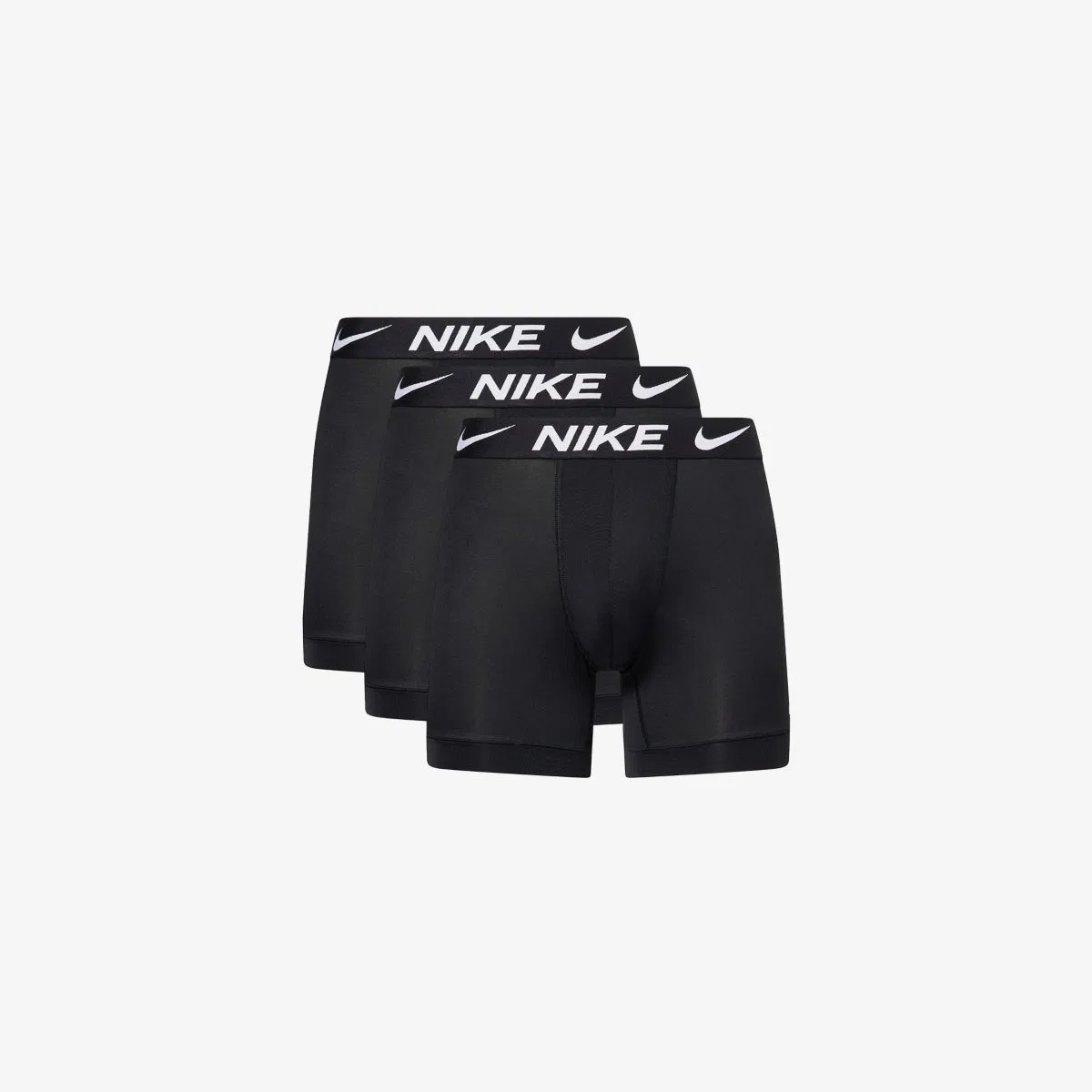 Комплект из трех боксерских трусов Dri Fit Essential из эластичного трикотажа Nike, черный