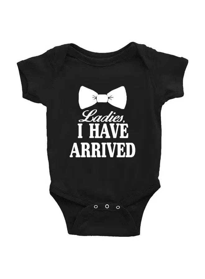 Боди-комбинезон с принтом I Have Arrived, Matching Family Outfits, черный
