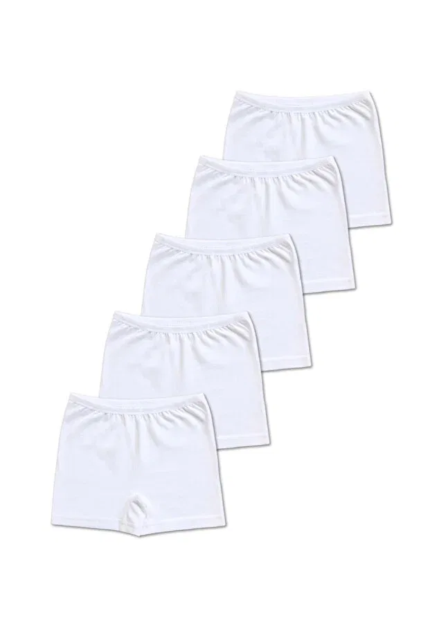 Детские боксеры для мальчиков хлопковые набор 5 шт Boxer Shorts Panfilia, White White