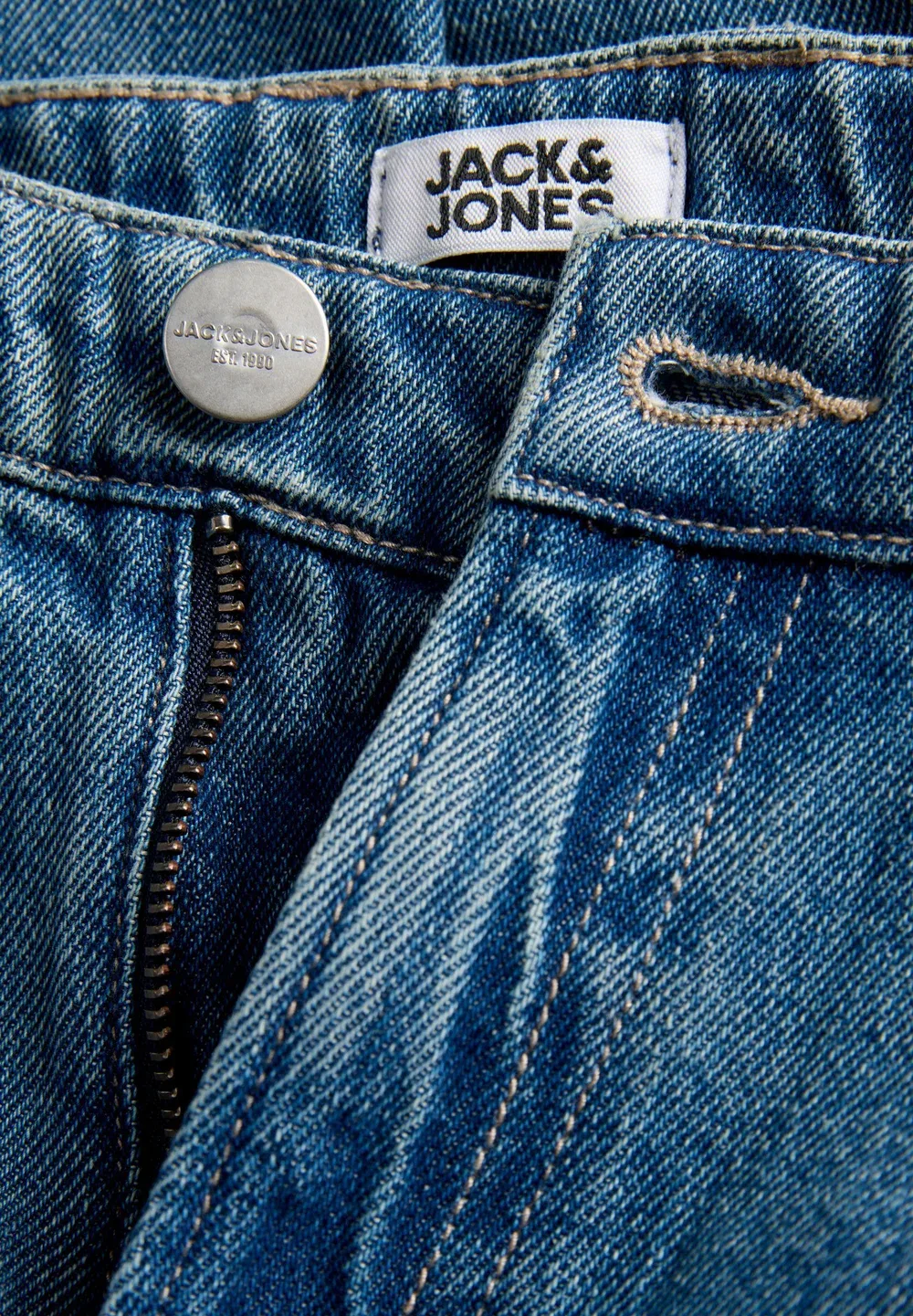 Jjialex jjcarpenter at 233 jnr unisex - джинсы свободного кроя Jack & Jones Junior, Blue Denim — фото 3