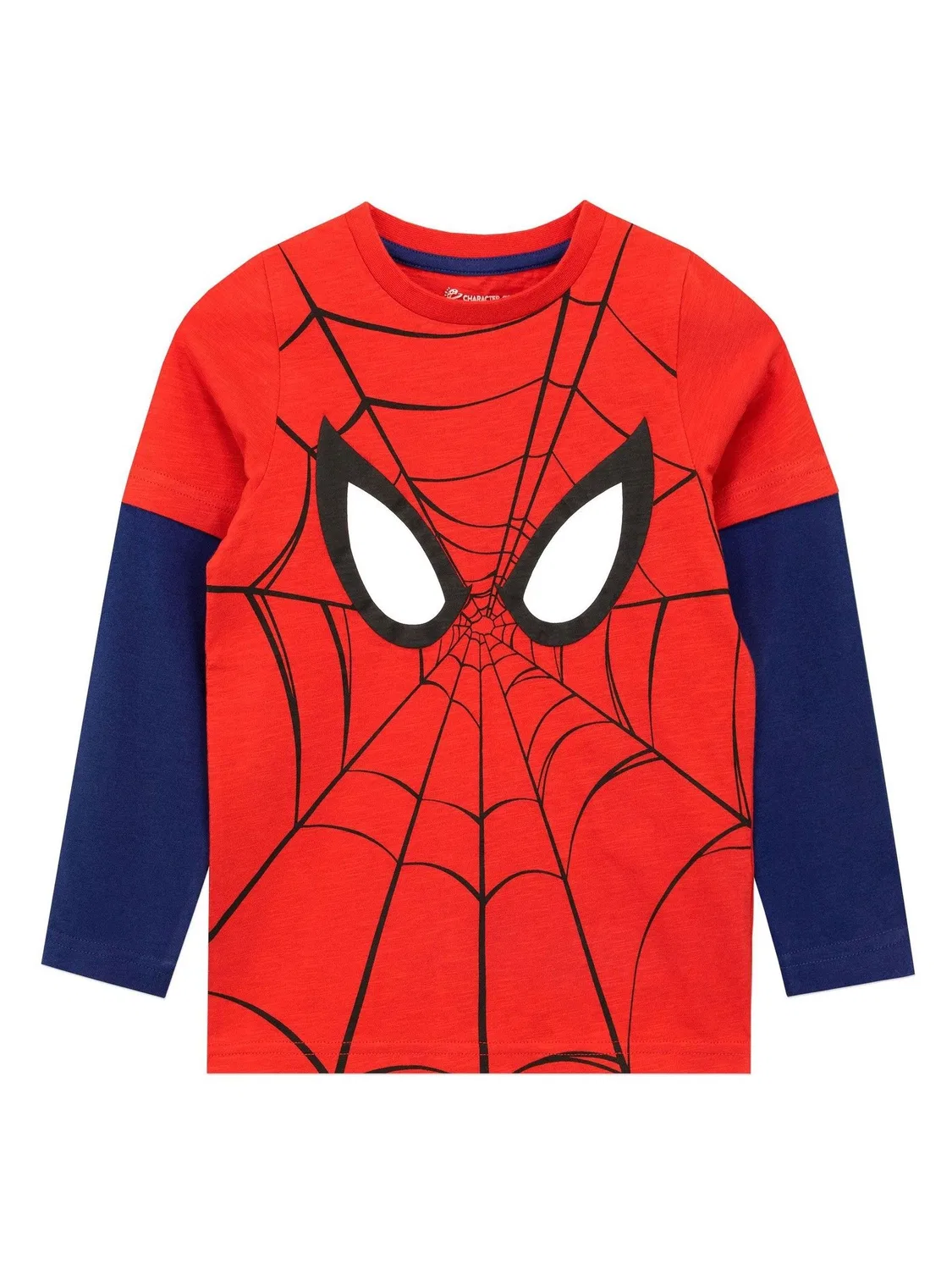 Футболка с персонажем Spiderman, длинный рукав Character, красный
